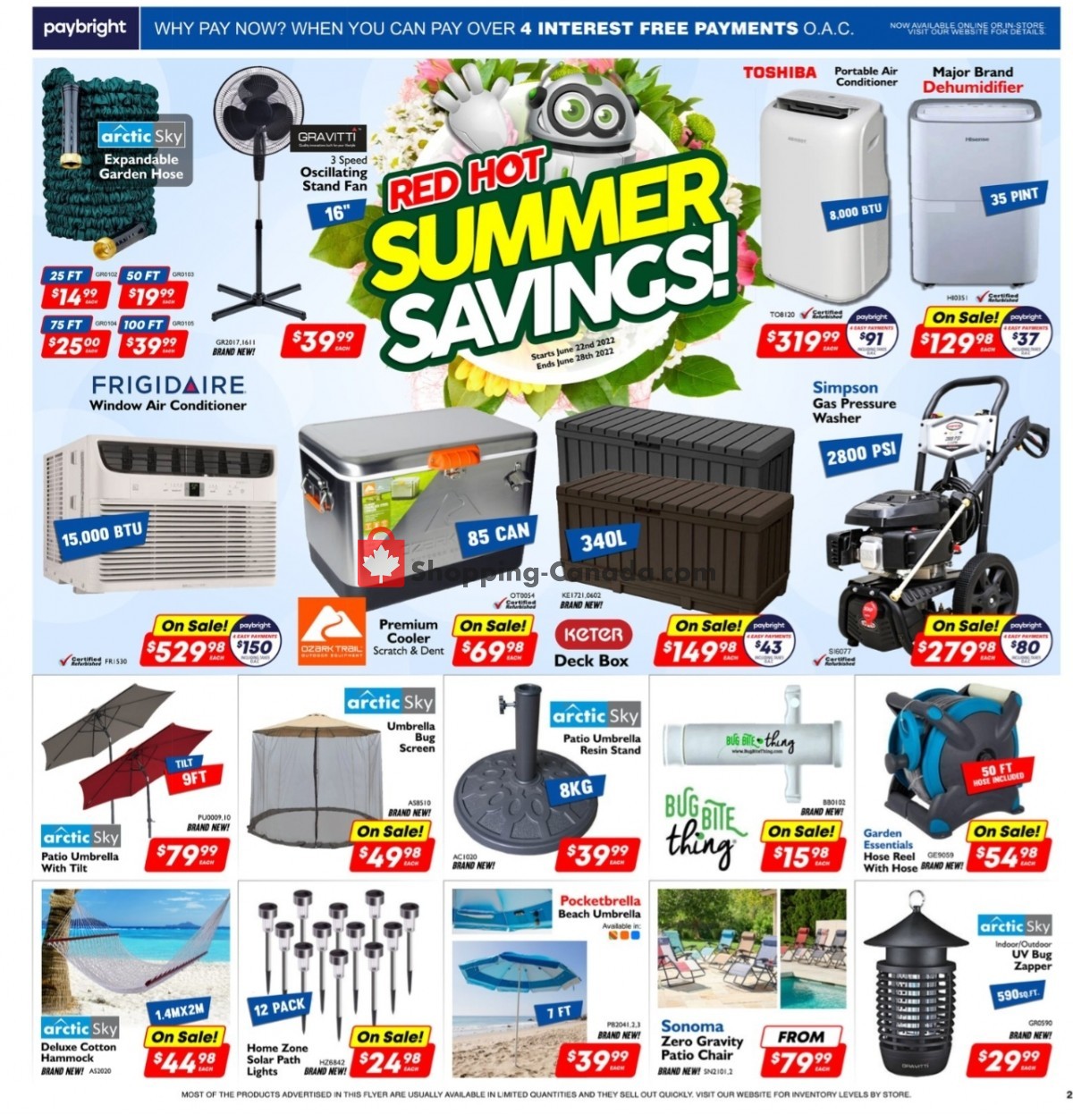 Factorydirect.ca flyer from Thursday June 23, 2022 to Thursday June 30, 2022 - page 1