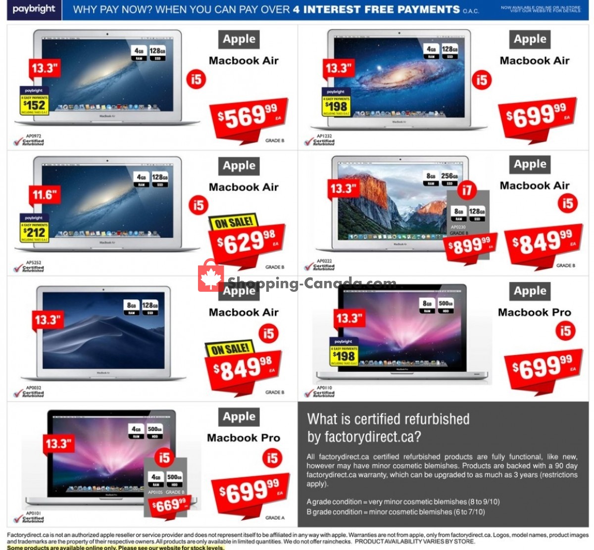 Factorydirect.ca flyer from Wednesday April 28, 2021 to Wednesday May 5, 2021 - page 4