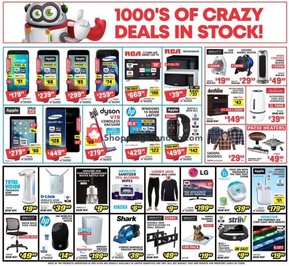 Factorydirect.ca Canada, flyer (Spooktacular Blowout) September 30