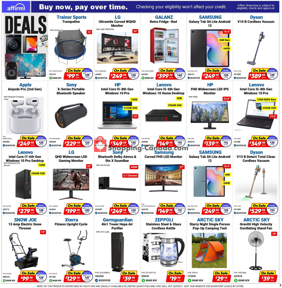 Factorydirect.ca flyer from Wednesday January 31, 2024 to Tuesday February 6, 2024 - page 2