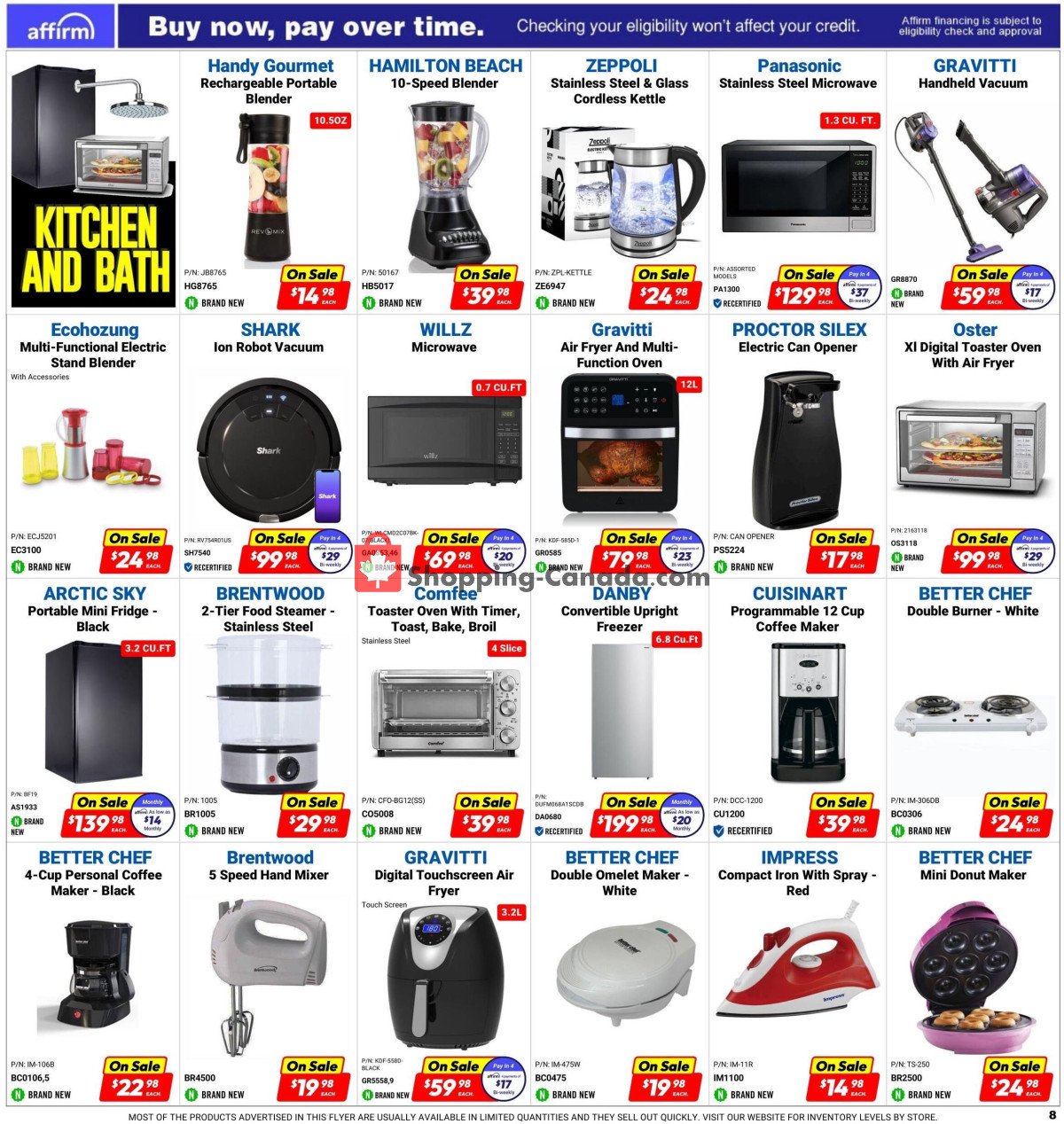 Factorydirect.ca flyer from Wednesday January 31, 2024 to Tuesday February 6, 2024 - page 8