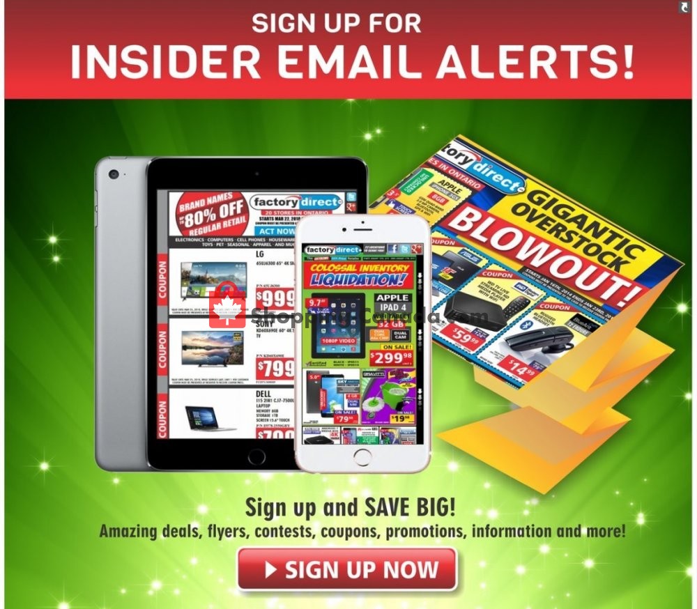Factorydirect.ca flyer from Wednesday April 10, 2019 to Wednesday April 17, 2019 - page 5