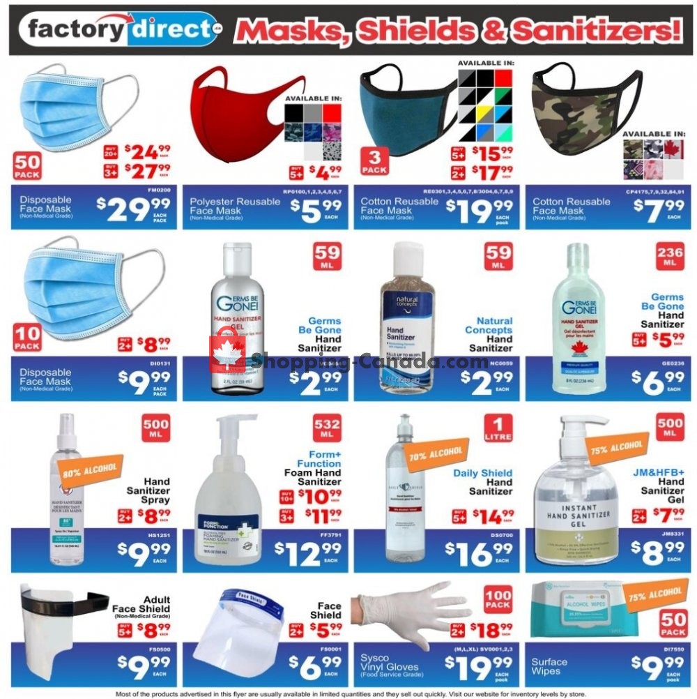 Factorydirect.ca flyer from Wednesday July 1, 2020 to Wednesday July 8, 2020 - page 3