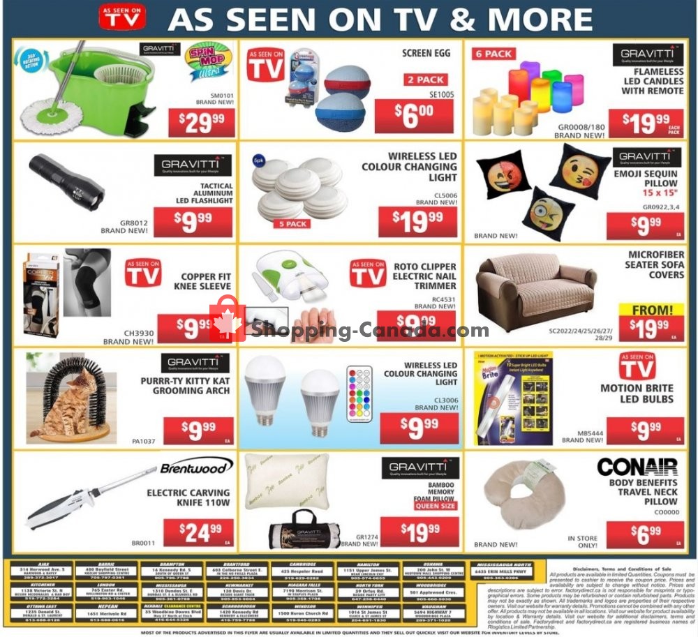 Factorydirect.ca flyer from Wednesday October 9, 2019 to Wednesday October 16, 2019 - page 14