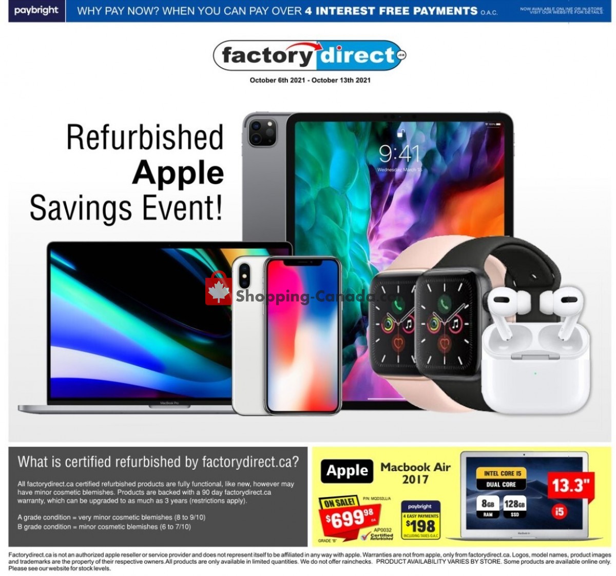 Factorydirect.ca flyer from Wednesday October 6, 2021 to Wednesday October 13, 2021 - page 11