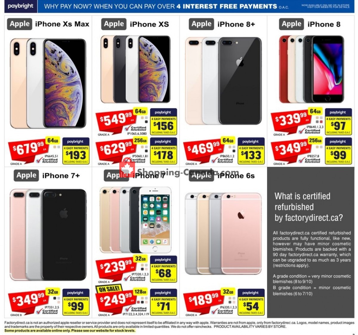 Factorydirect.ca flyer from Wednesday October 6, 2021 to Wednesday October 13, 2021 - page 12