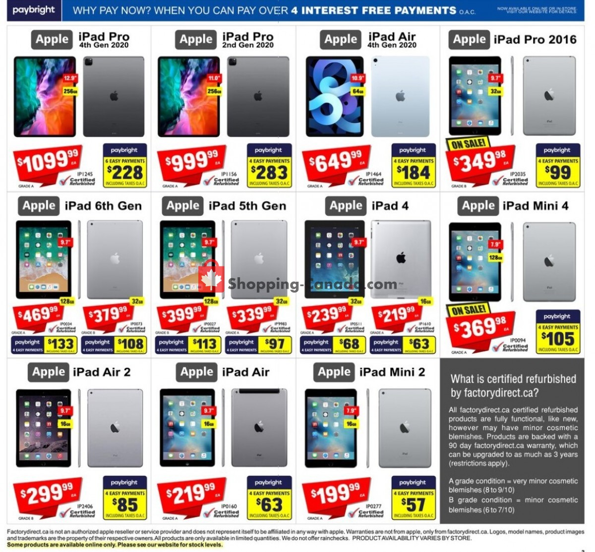 Factorydirect.ca flyer from Wednesday October 6, 2021 to Wednesday October 13, 2021 - page 13
