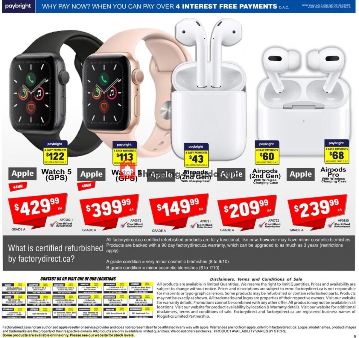 Factorydirect.ca flyer from Wednesday October 6, 2021 to Wednesday October 13, 2021 - page 15