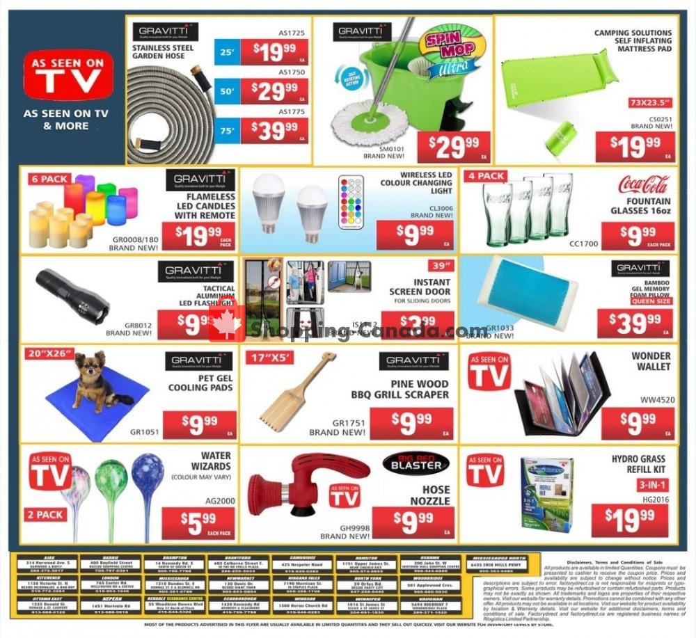 Factorydirect.ca flyer from Wednesday July 17, 2019 to Wednesday July 24, 2019 - page 14