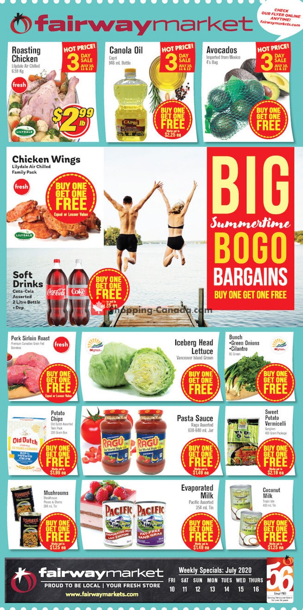 Fairway Market flyer from Friday July 10, 2020 to Thursday July 16, 2020 - page 1
