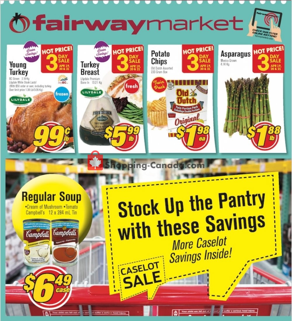 Fairway Market flyer from Friday April 19, 2019 to Thursday April 25, 2019 - page 1