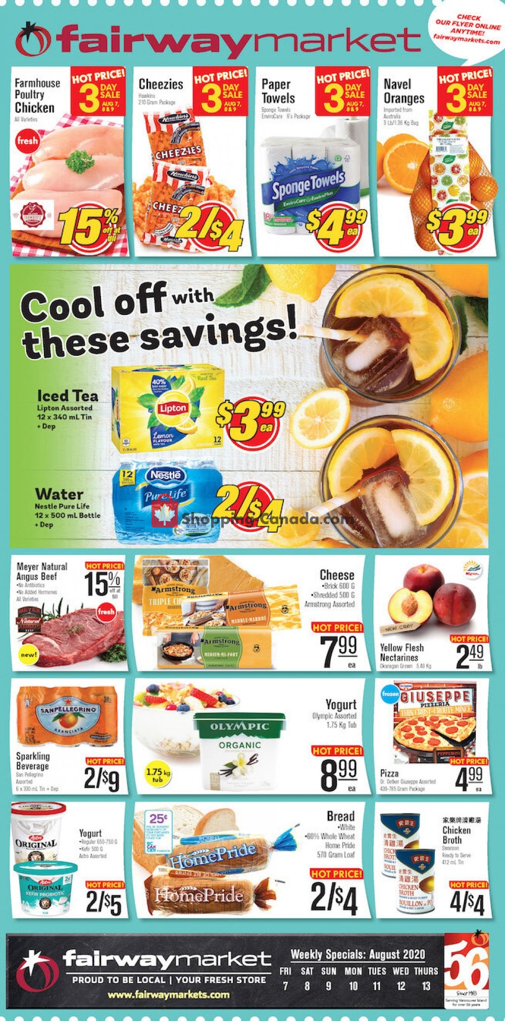 Fairway Market flyer from Friday August 7, 2020 to Thursday August 13, 2020 - page 1