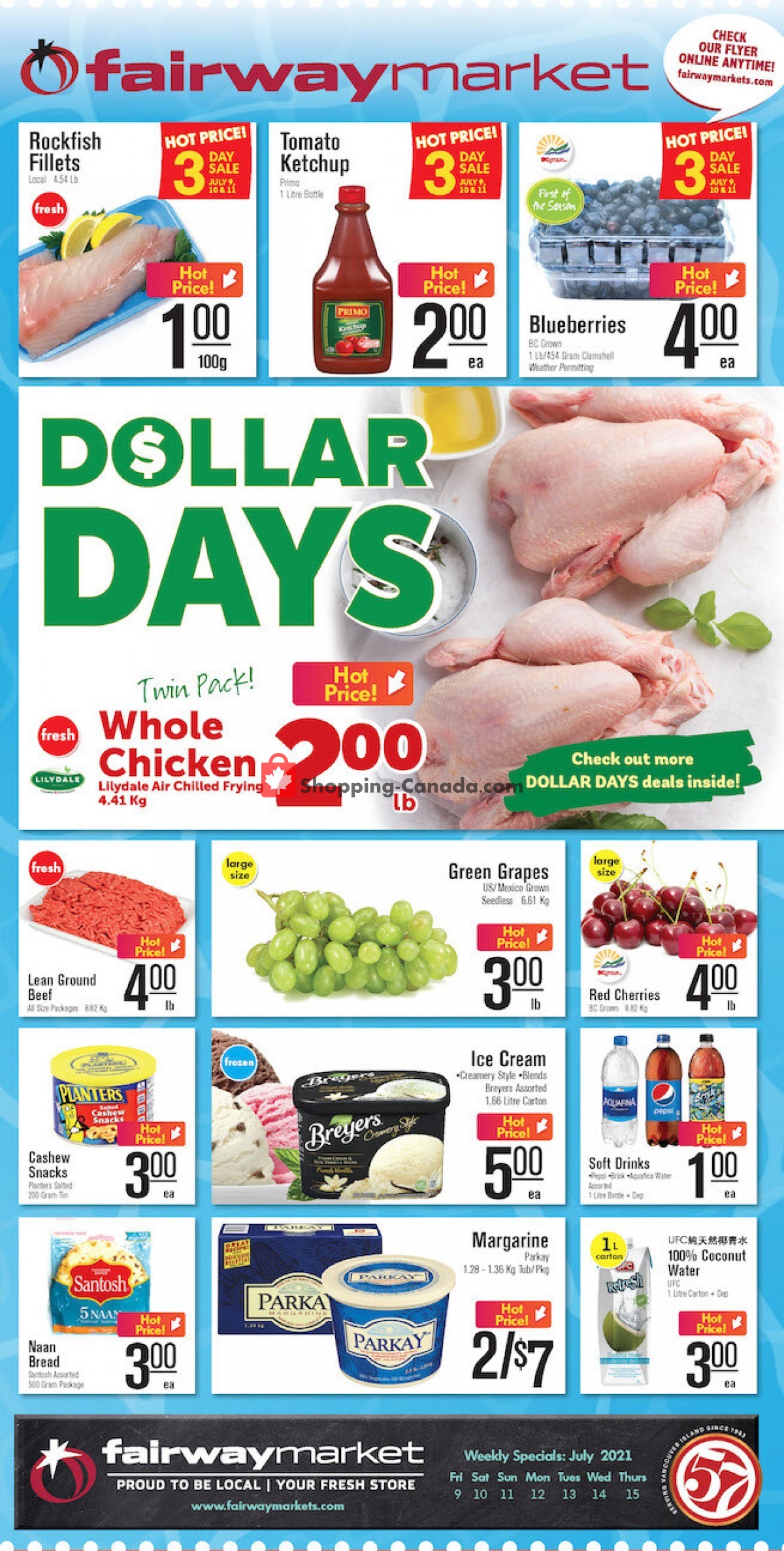 Fairway Market flyer from Friday July 9, 2021 to Thursday July 15, 2021 - page 1