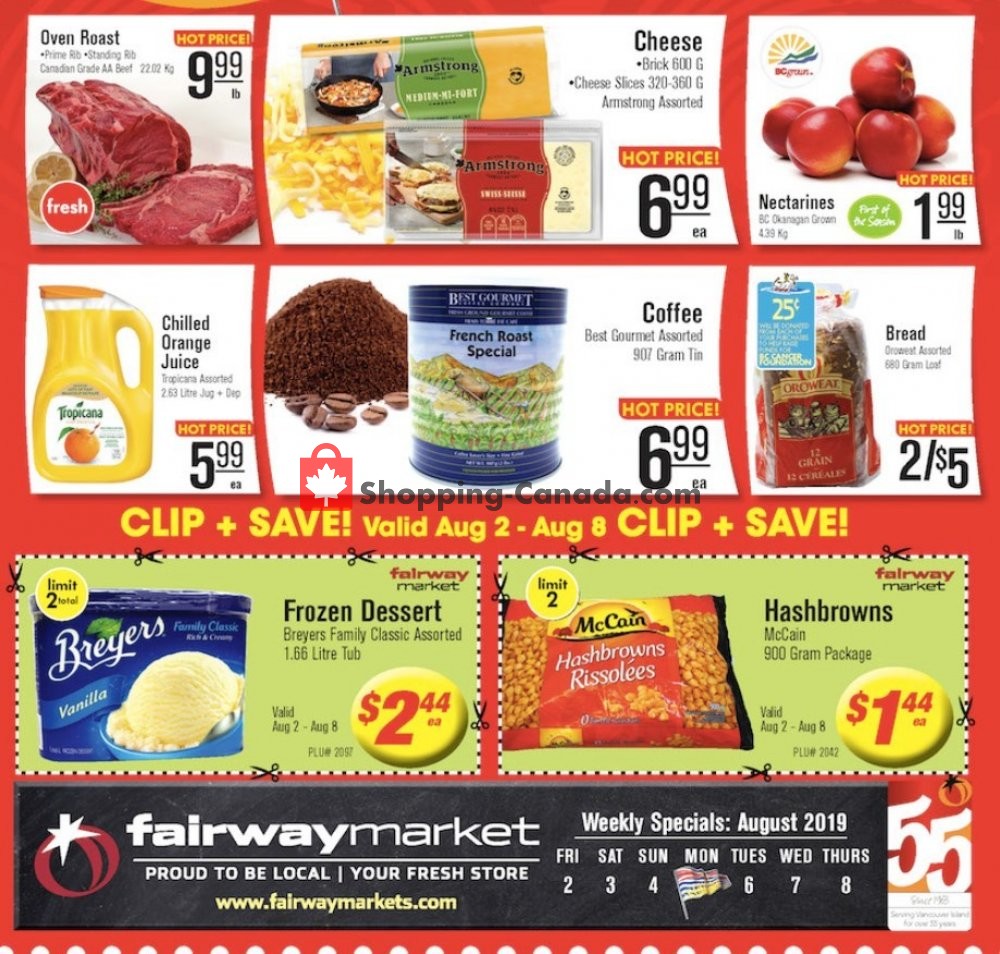 Fairway Market flyer from Friday August 2, 2019 to Thursday August 8, 2019 - page 2