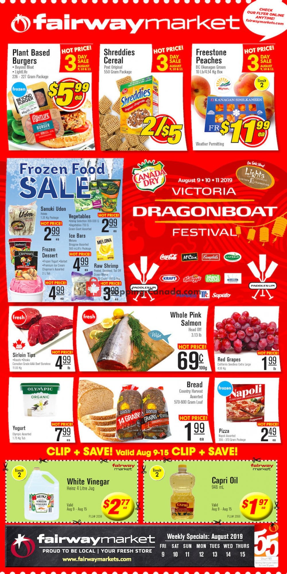 Fairway Market flyer from Friday August 9, 2019 to Thursday August 15, 2019 - page 1