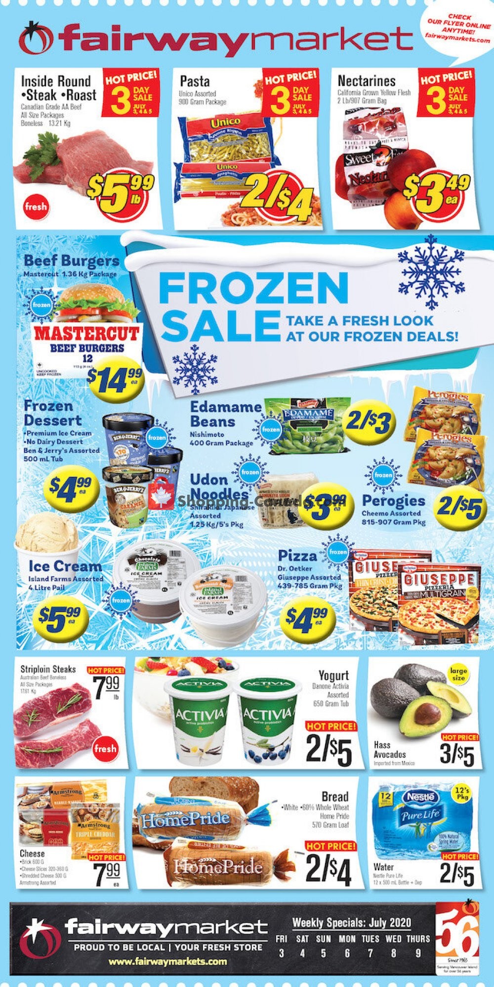 Fairway Market flyer from Friday July 3, 2020 to Thursday July 9, 2020 - page 1