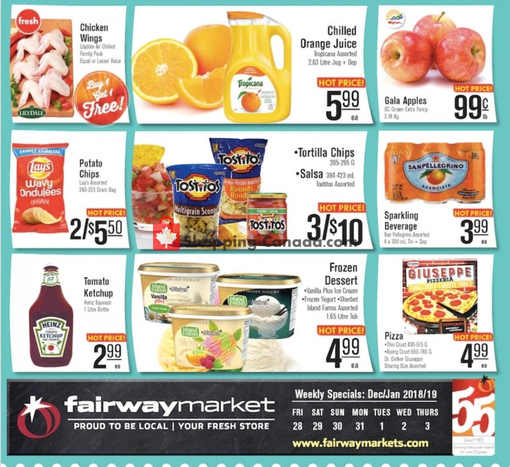 Fairway Market flyer from Friday December 28, 2018 to Thursday January 3, 2019 - page 2
