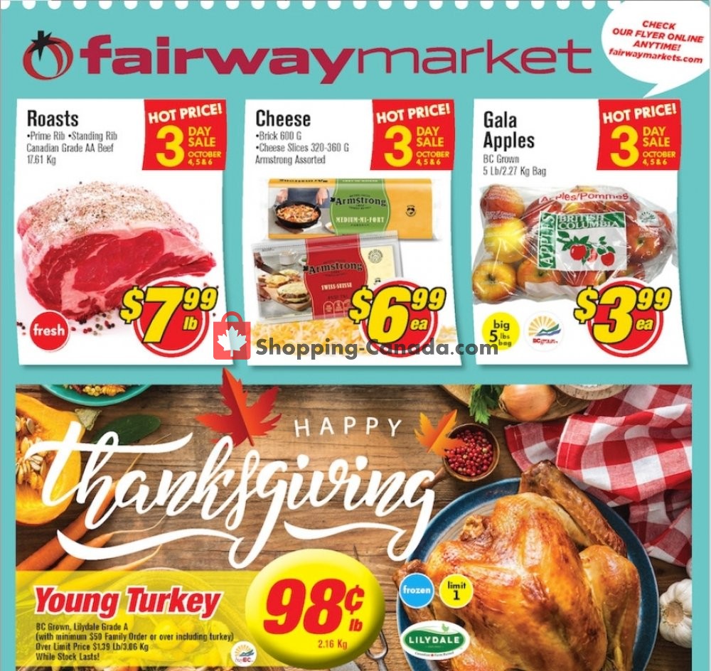 Fairway Market flyer from Friday October 4, 2019 to Thursday October 10, 2019 - page 1