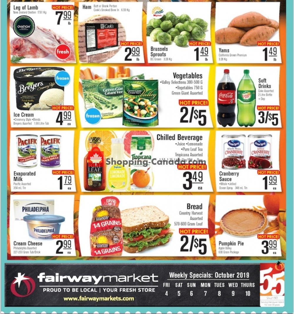 Fairway Market flyer from Friday October 4, 2019 to Thursday October 10, 2019 - page 2