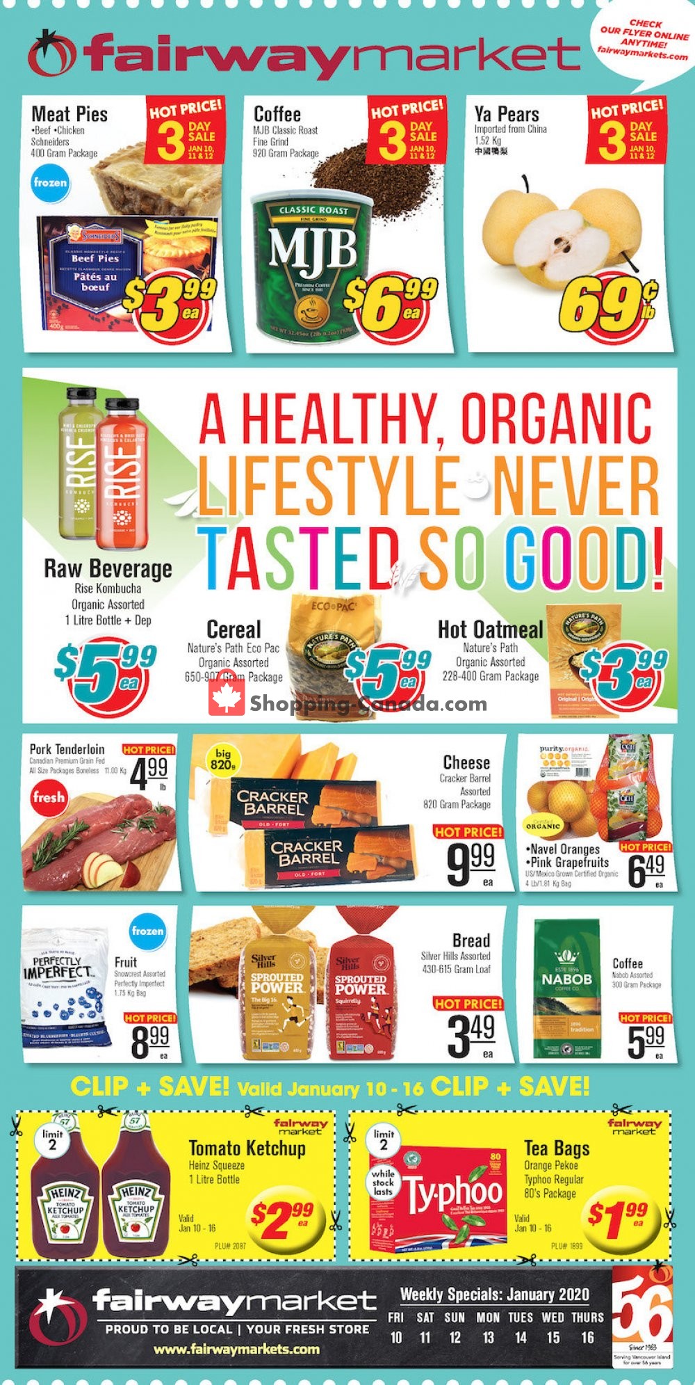 Fairway Market flyer from Friday January 10, 2020 to Thursday January 16, 2020 - page 1