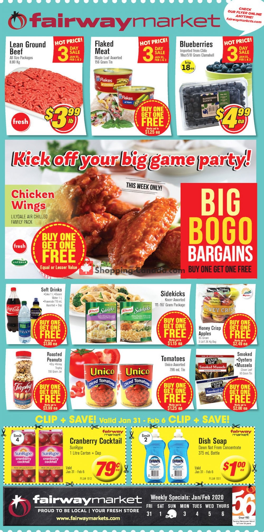 Fairway Market flyer from Friday January 31, 2020 to Thursday February 6, 2020 - page 1