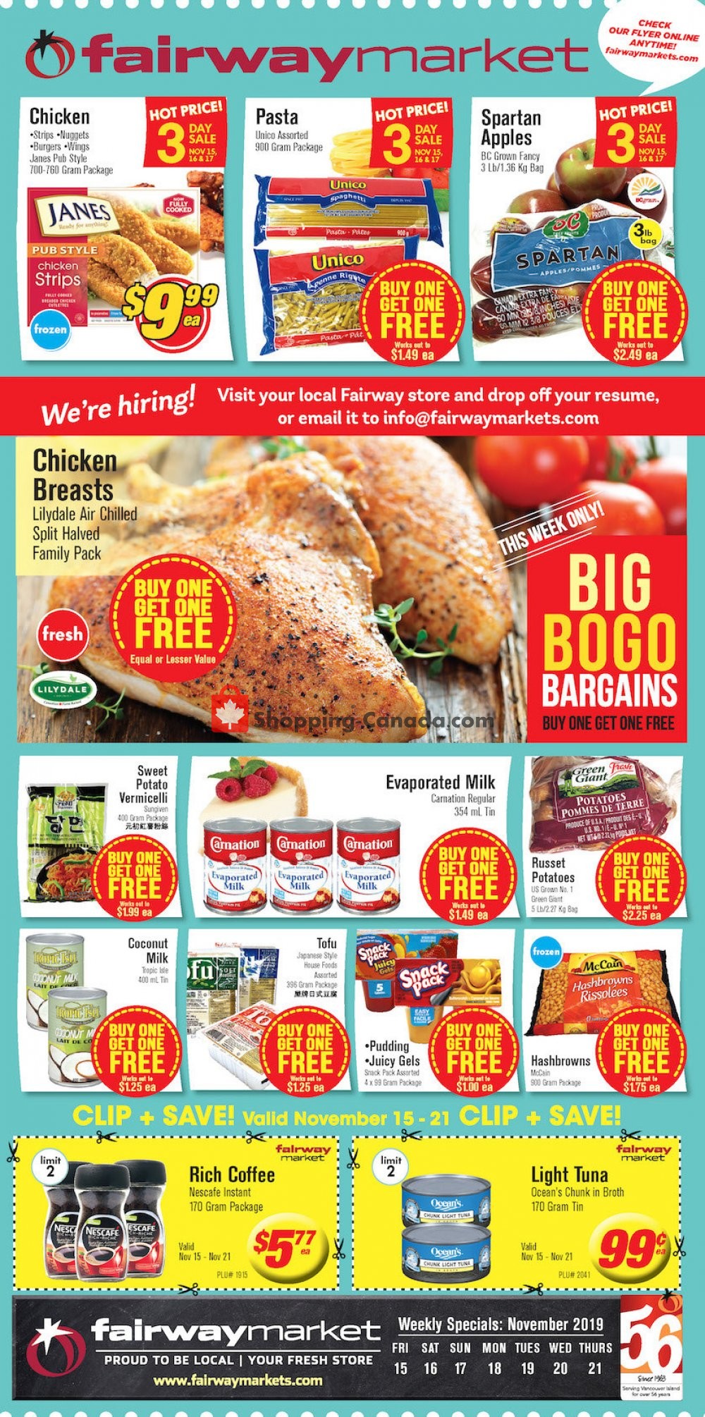 Fairway Market Canada, flyer (Hot Offer) November 15 November 21