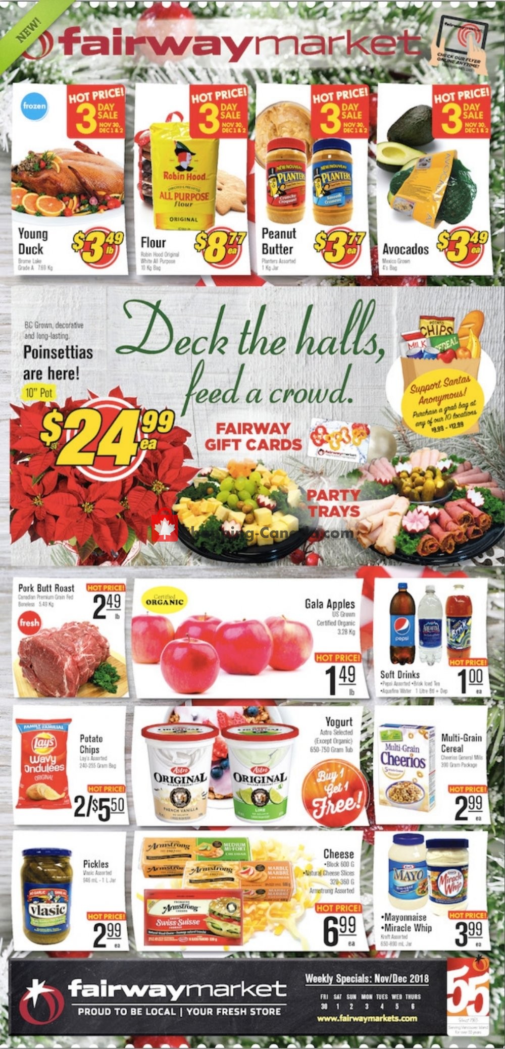 Fairway Market flyer from Friday November 30, 2018 to Thursday December 6, 2018 - page 1