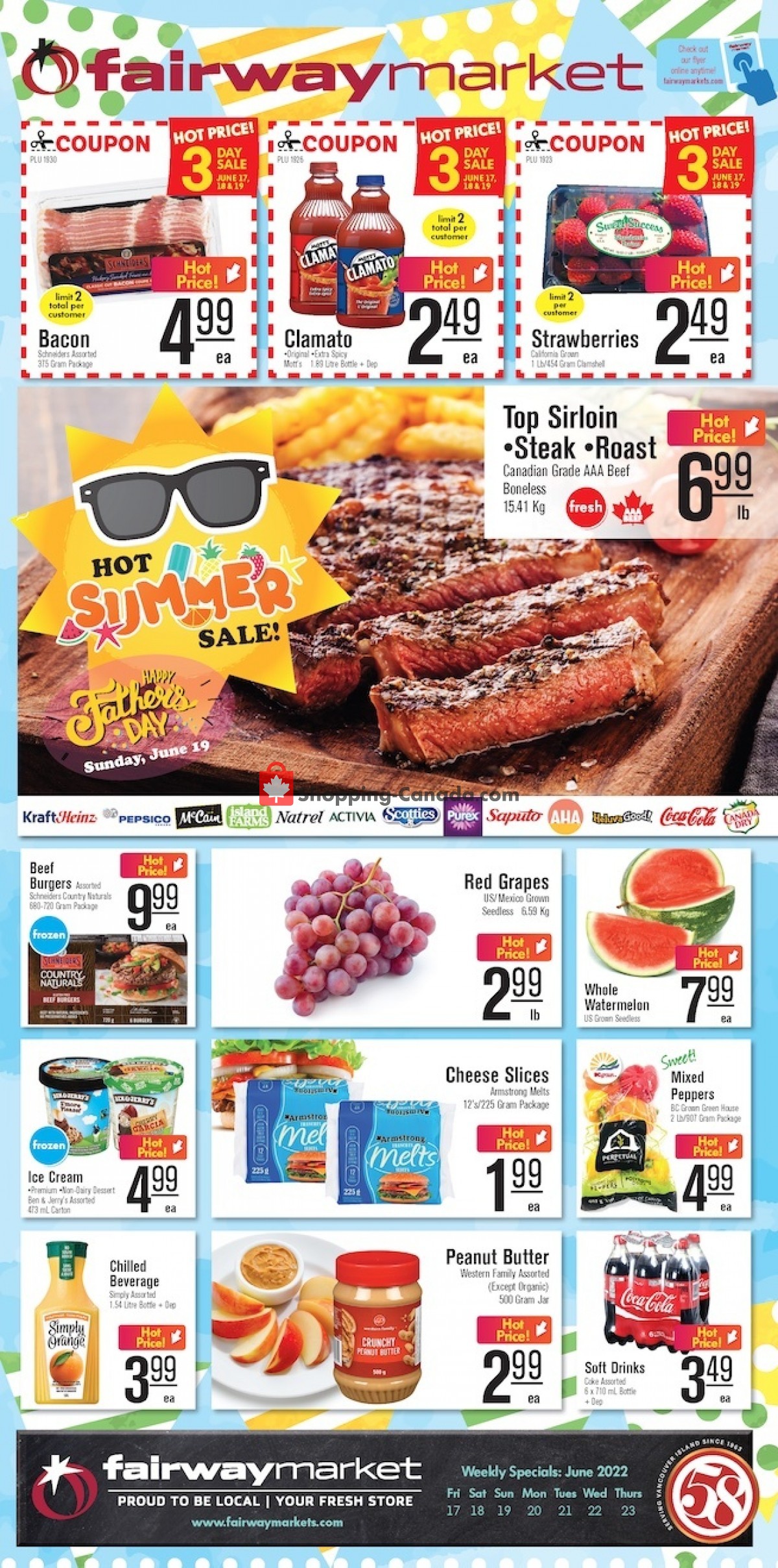Fairway Market flyer from Friday June 17, 2022 to Thursday June 23, 2022 - page 1