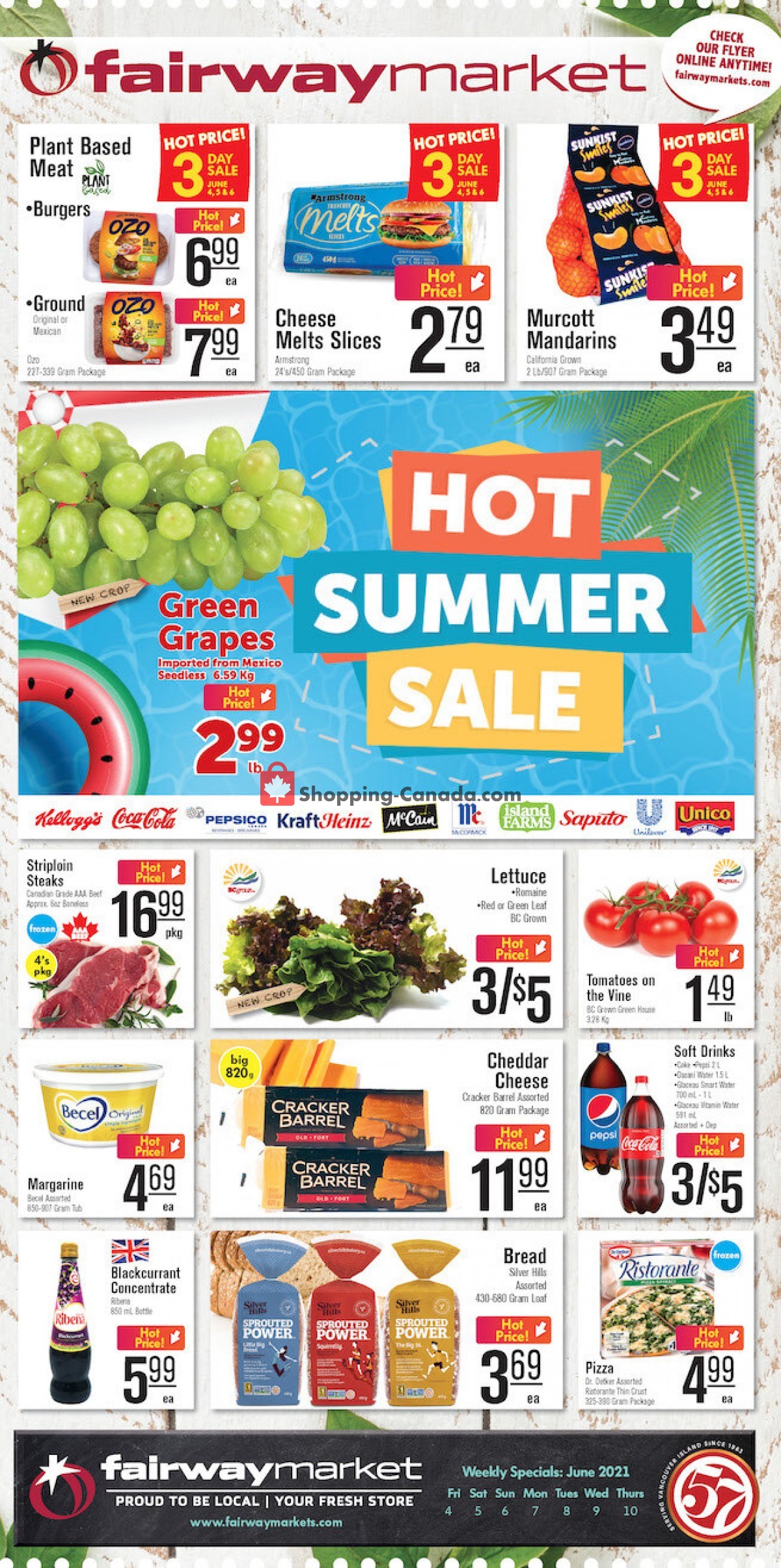 Fairway Market flyer from Friday June 4, 2021 to Thursday June 10, 2021 - page 1