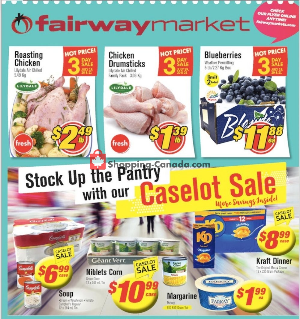 Fairway Market flyer from Friday July 19, 2019 to Thursday July 25, 2019 - page 1