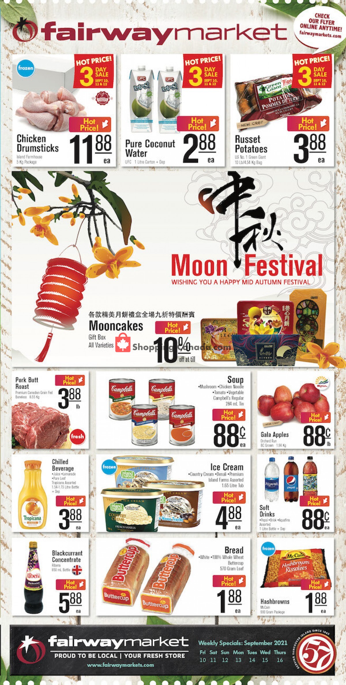 Fairway Market flyer from Friday September 10, 2021 to Thursday September 16, 2021 - page 1