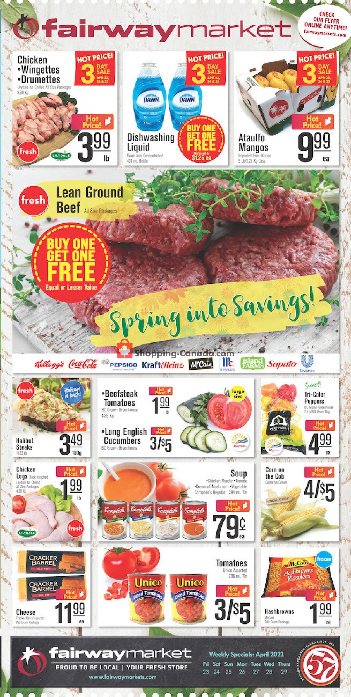 Fairway Market flyer from Friday April 23, 2021 to Thursday April 29, 2021 - page 1