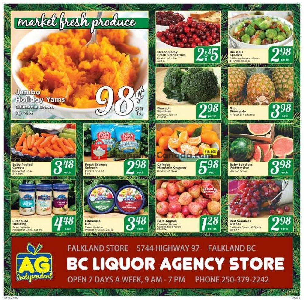Falkland Store Ltd. flyer from Sunday December 16, 2018 to Saturday December 29, 2018 - page 8