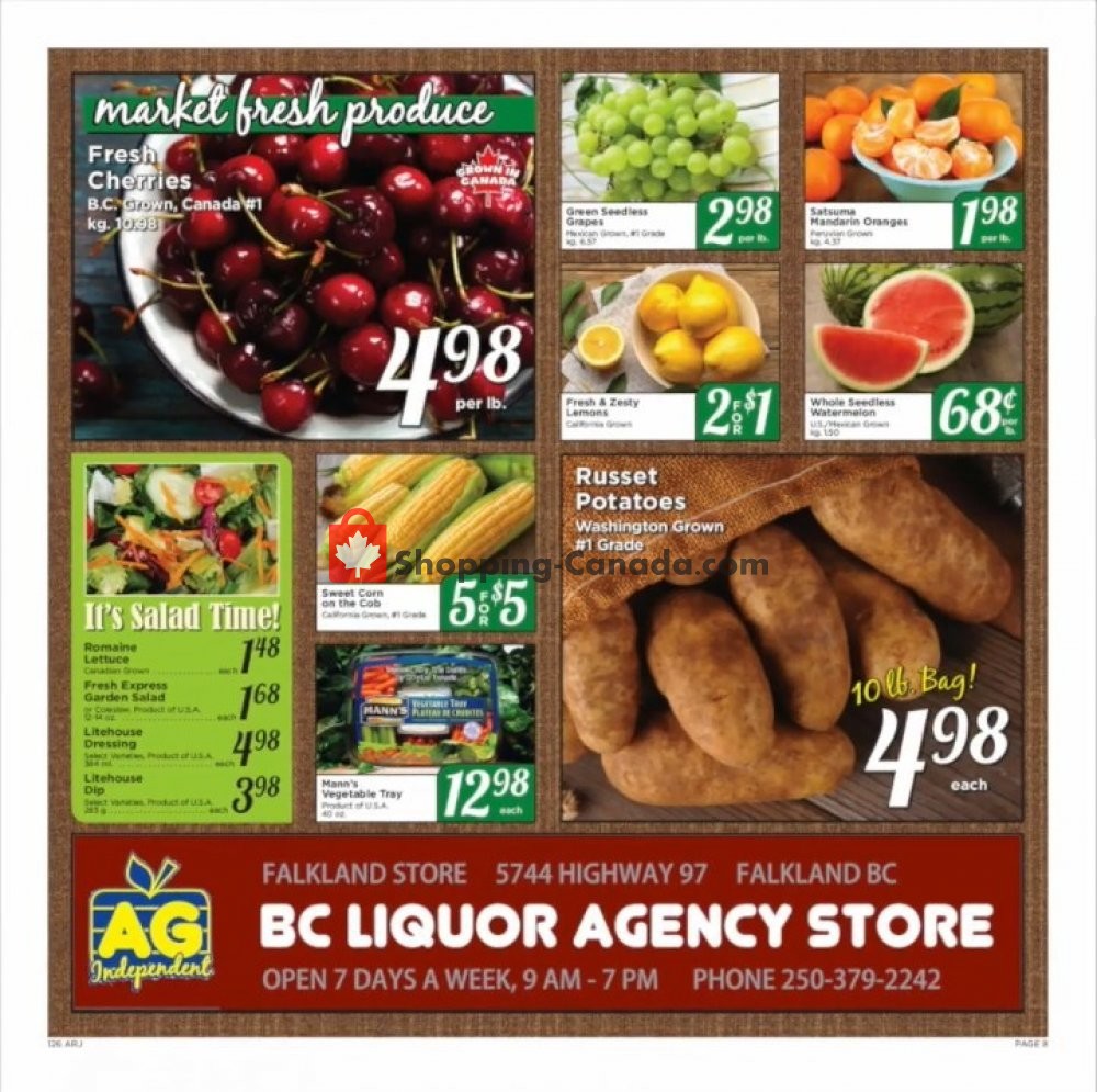 Falkland Store Ltd. flyer from Sunday June 23, 2019 to Saturday June 29, 2019 - page 8