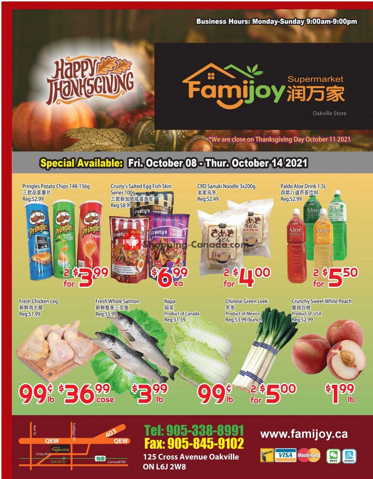 Famijoy flyer from Friday October 8, 2021 to Thursday October 14, 2021 - page 1