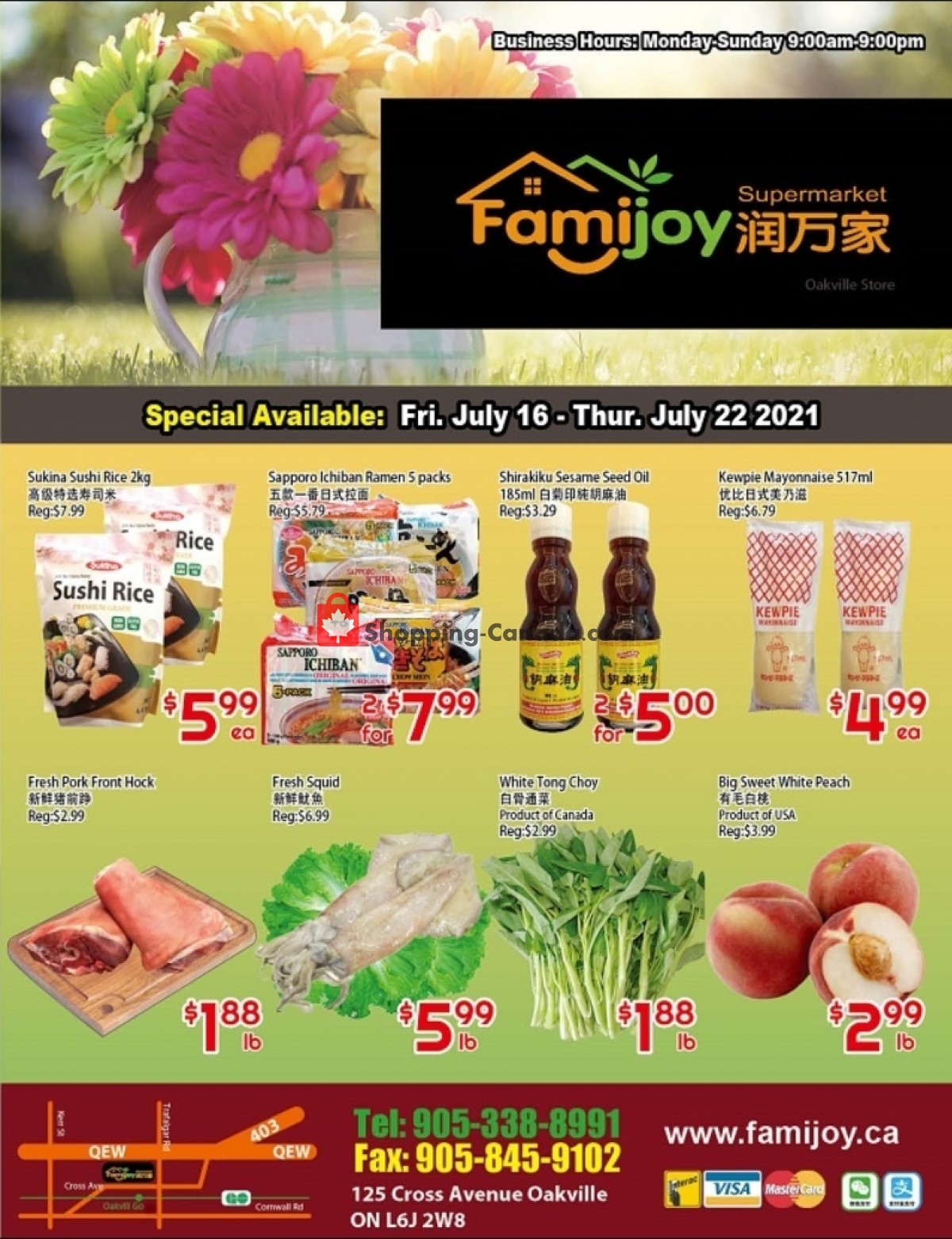 Famijoy flyer from Friday July 16, 2021 to Thursday July 22, 2021 - page 1