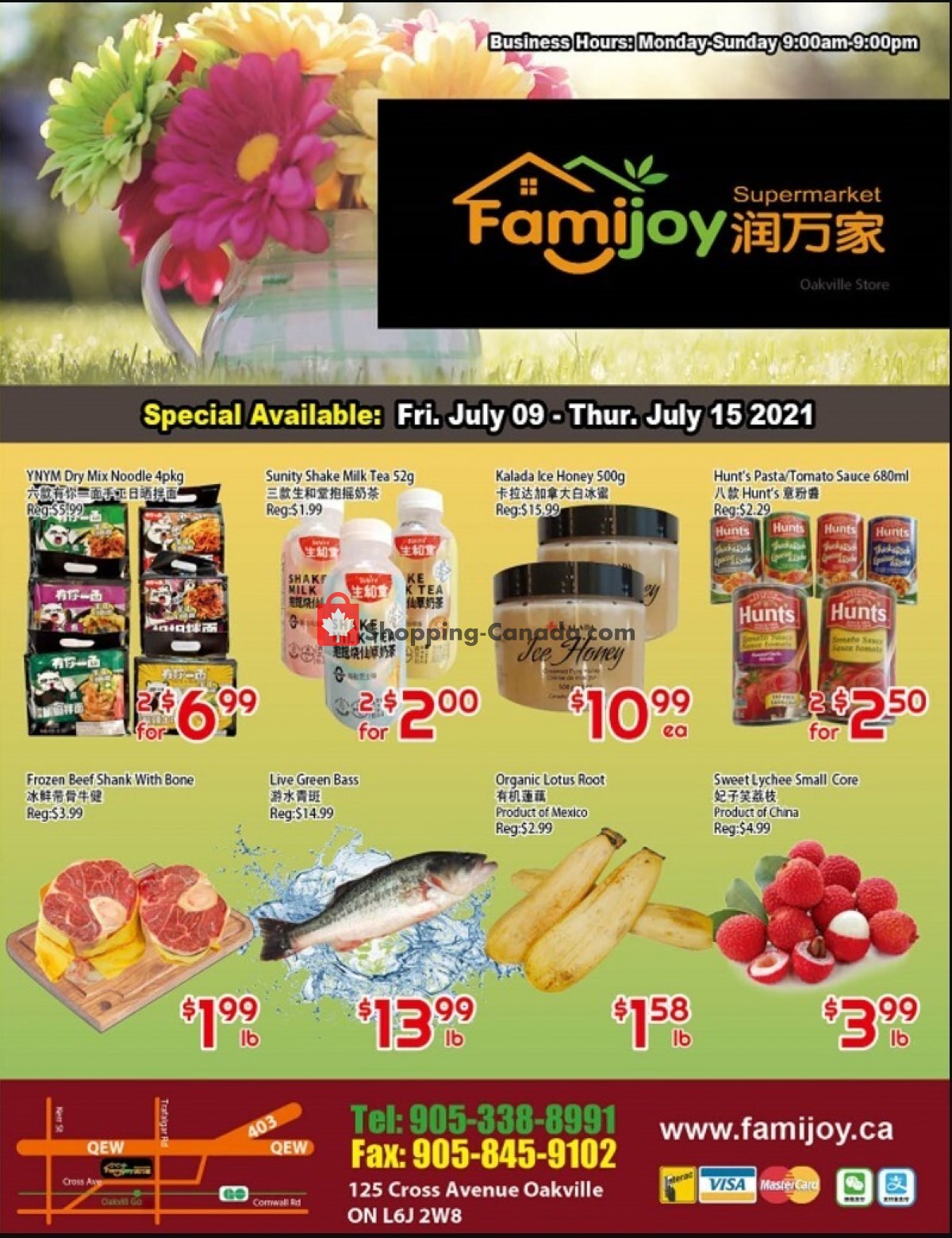 Famijoy flyer from Friday July 9, 2021 to Thursday July 15, 2021 - page 1