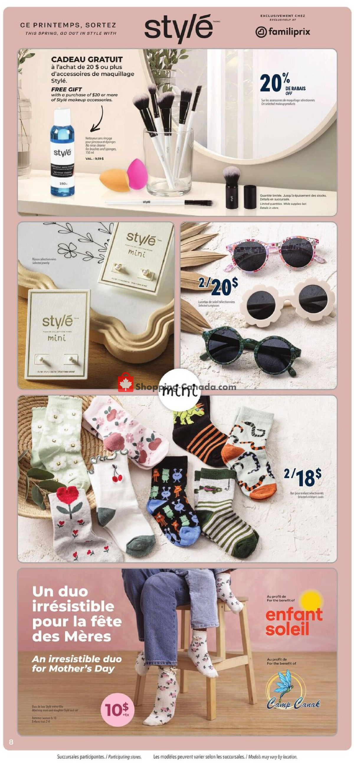 Familiprix flyer from Thursday April 30, 2026 to Wednesday May 13, 2026 - page 8