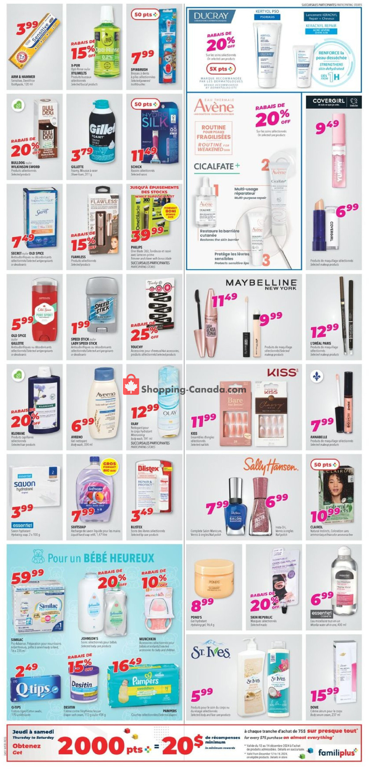 Familiprix flyer from Thursday December 12, 2024 to Wednesday December 18, 2024 - page 12