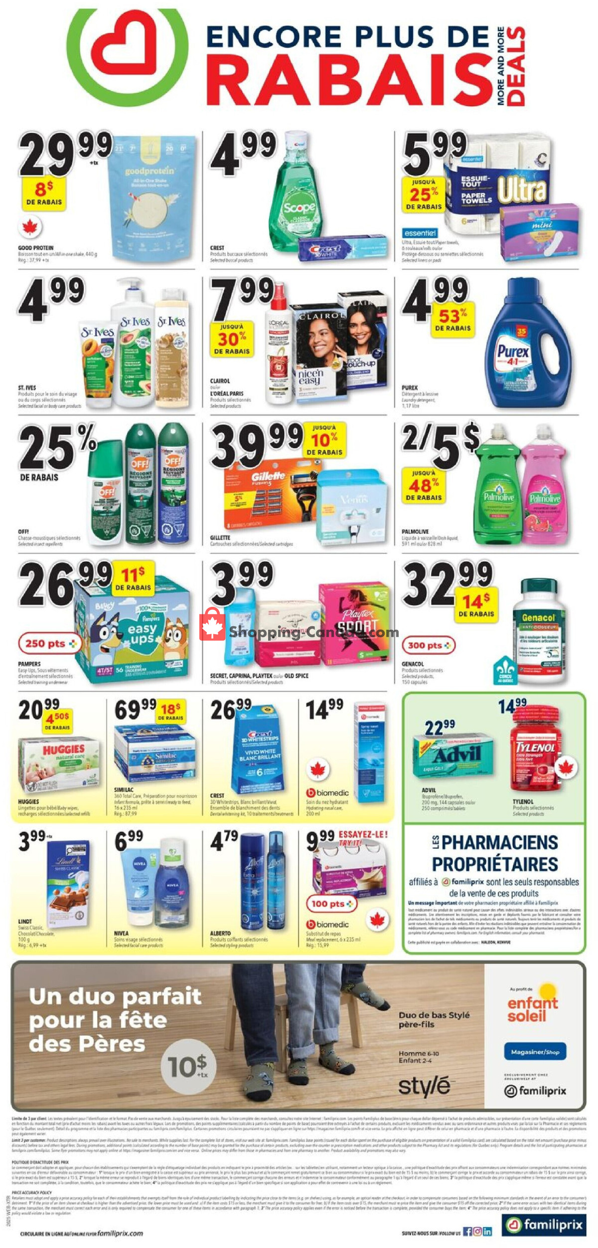 Familiprix flyer from Thursday June 18, 2026 to Wednesday June 24, 2026 - page 2