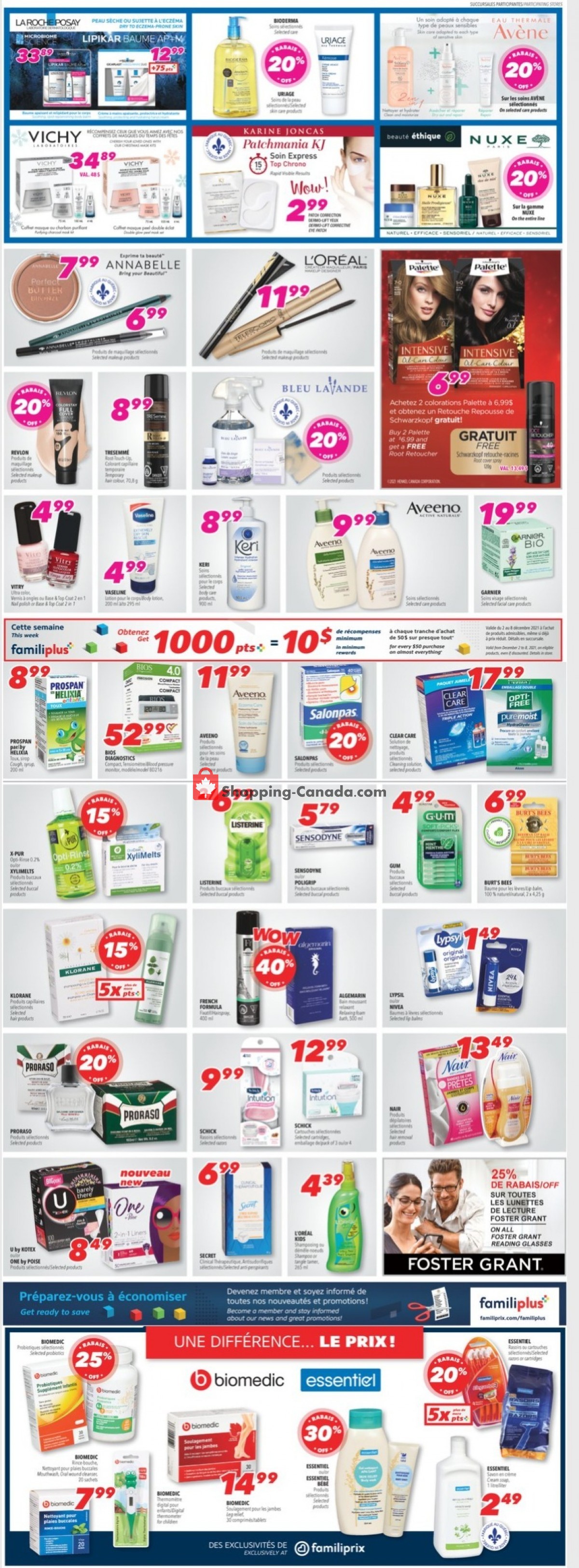 Familiprix flyer from Thursday December 2, 2021 to Wednesday December 8, 2021 - page 11