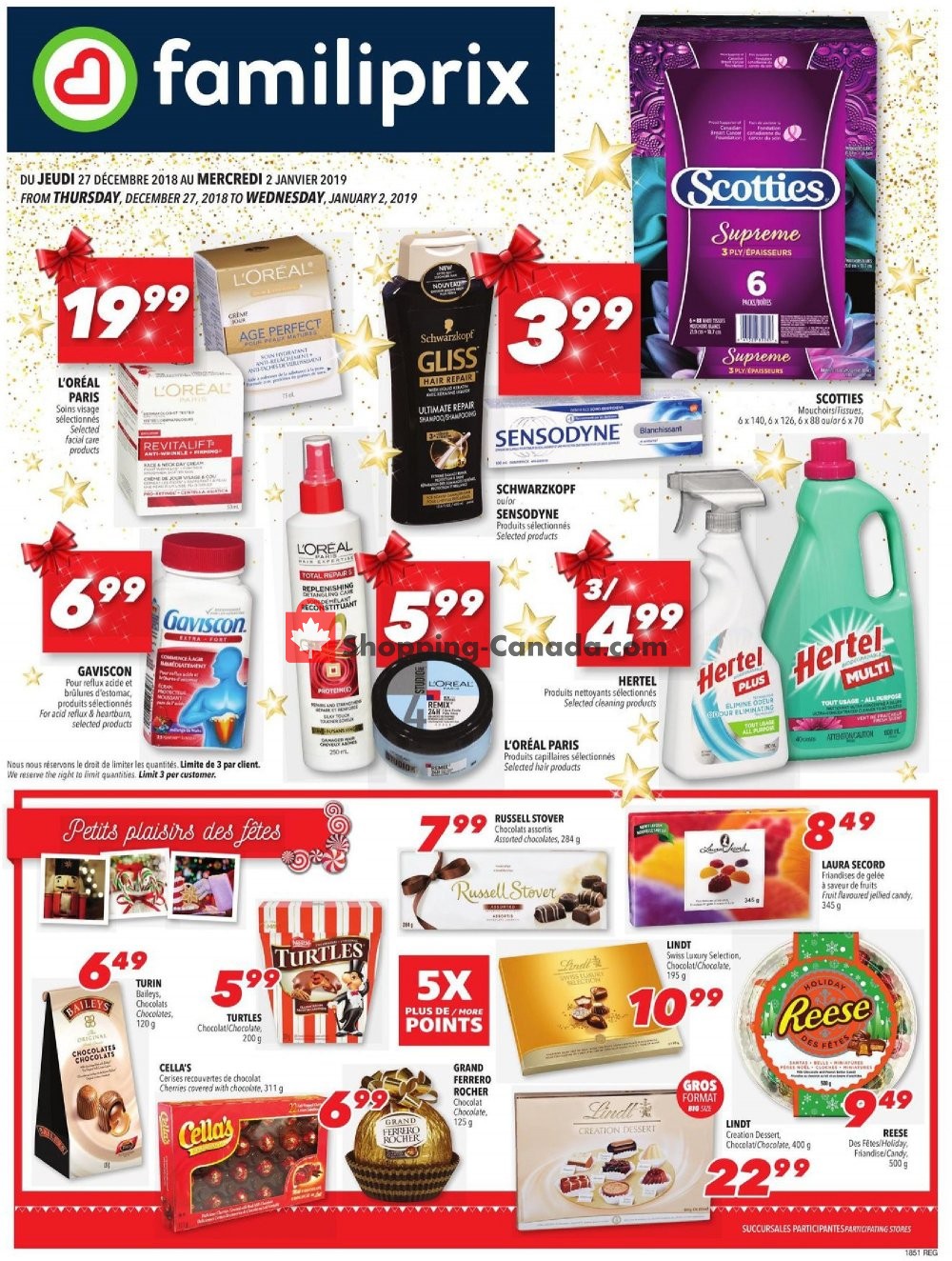 Familiprix flyer from Thursday December 27, 2018 to Wednesday January 2, 2019 - page 3