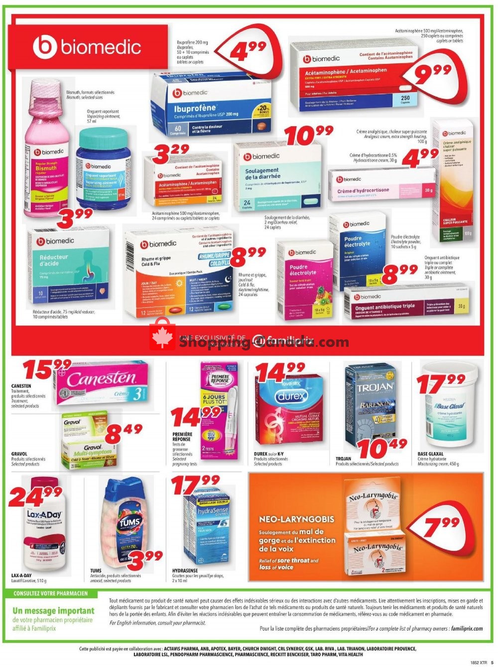 Familiprix flyer from Thursday December 27, 2018 to Wednesday January 2, 2019 - page 6