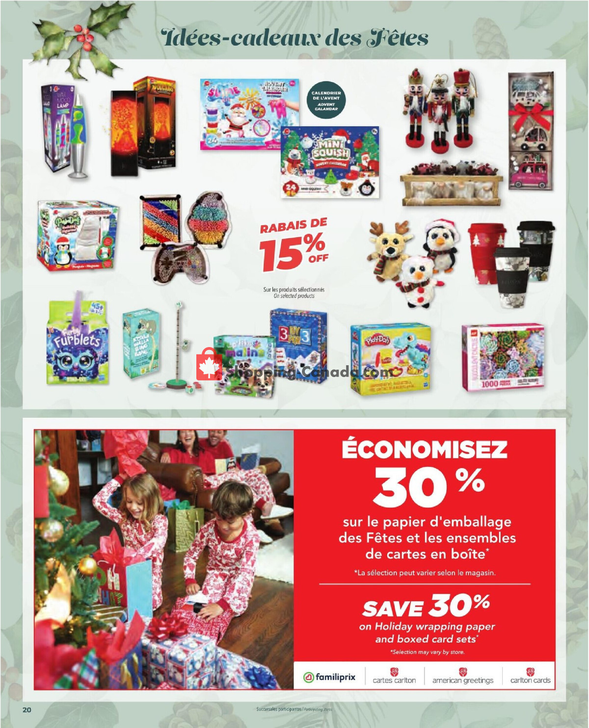 Familiprix flyer from Thursday December 5, 2024 to Wednesday December 25, 2024 - page 21