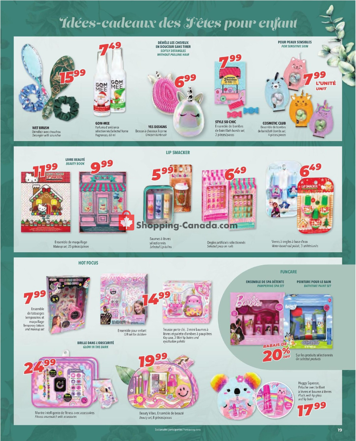 Familiprix flyer from Thursday December 5, 2024 to Wednesday December 25, 2024 - page 20