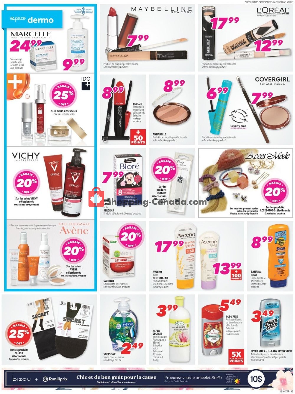 Familiprix flyer from Thursday April 18, 2019 to Wednesday April 24, 2019 - page 15