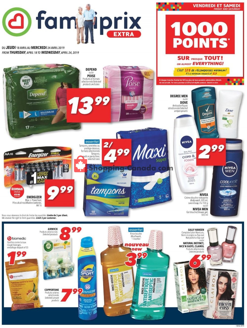 Familiprix flyer from Thursday April 18, 2019 to Wednesday April 24, 2019 - page 3