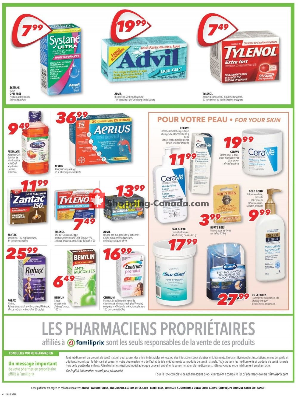 Familiprix flyer from Thursday April 18, 2019 to Wednesday April 24, 2019 - page 4