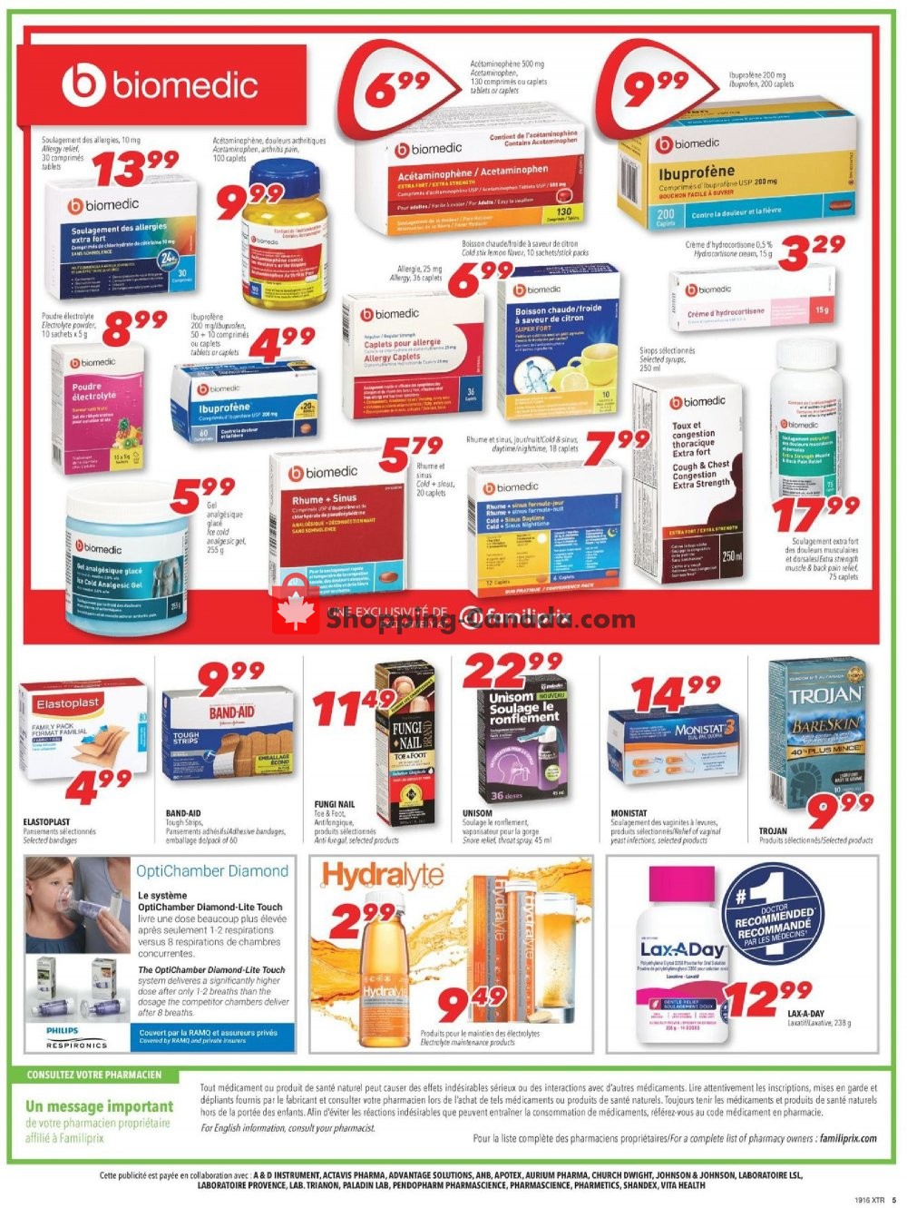Familiprix flyer from Thursday April 18, 2019 to Wednesday April 24, 2019 - page 5