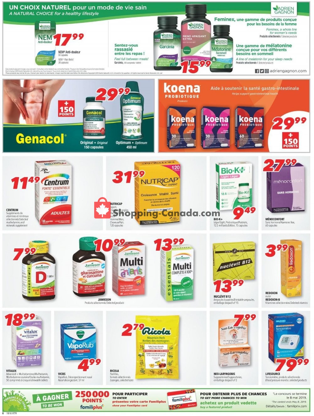 Familiprix flyer from Thursday April 18, 2019 to Wednesday April 24, 2019 - page 6
